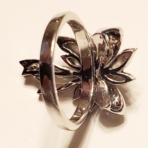 Made new beautiful 18K white Gold Diamond  Ring - Picture 10 of 12